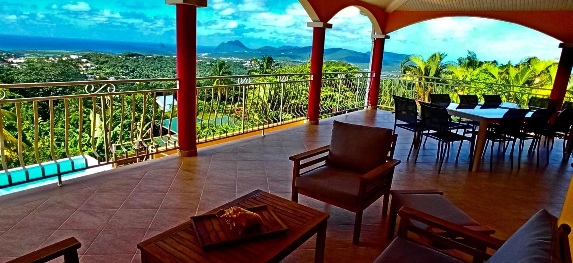 Villa Cosaroe 6-14 Pers Piscine Et Superbe Vue Mer Panoramique Riviere-Salee Zewnętrze zdjęcie