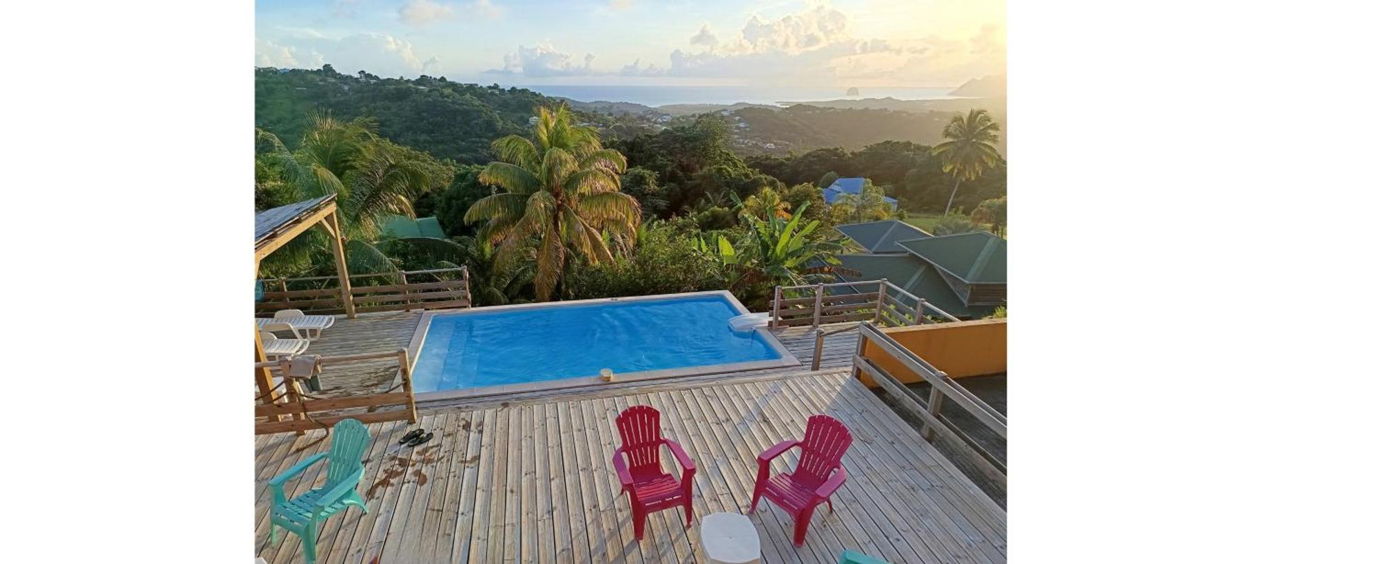 Villa Cosaroe 6-14 Pers Piscine Et Superbe Vue Mer Panoramique Riviere-Salee Zewnętrze zdjęcie