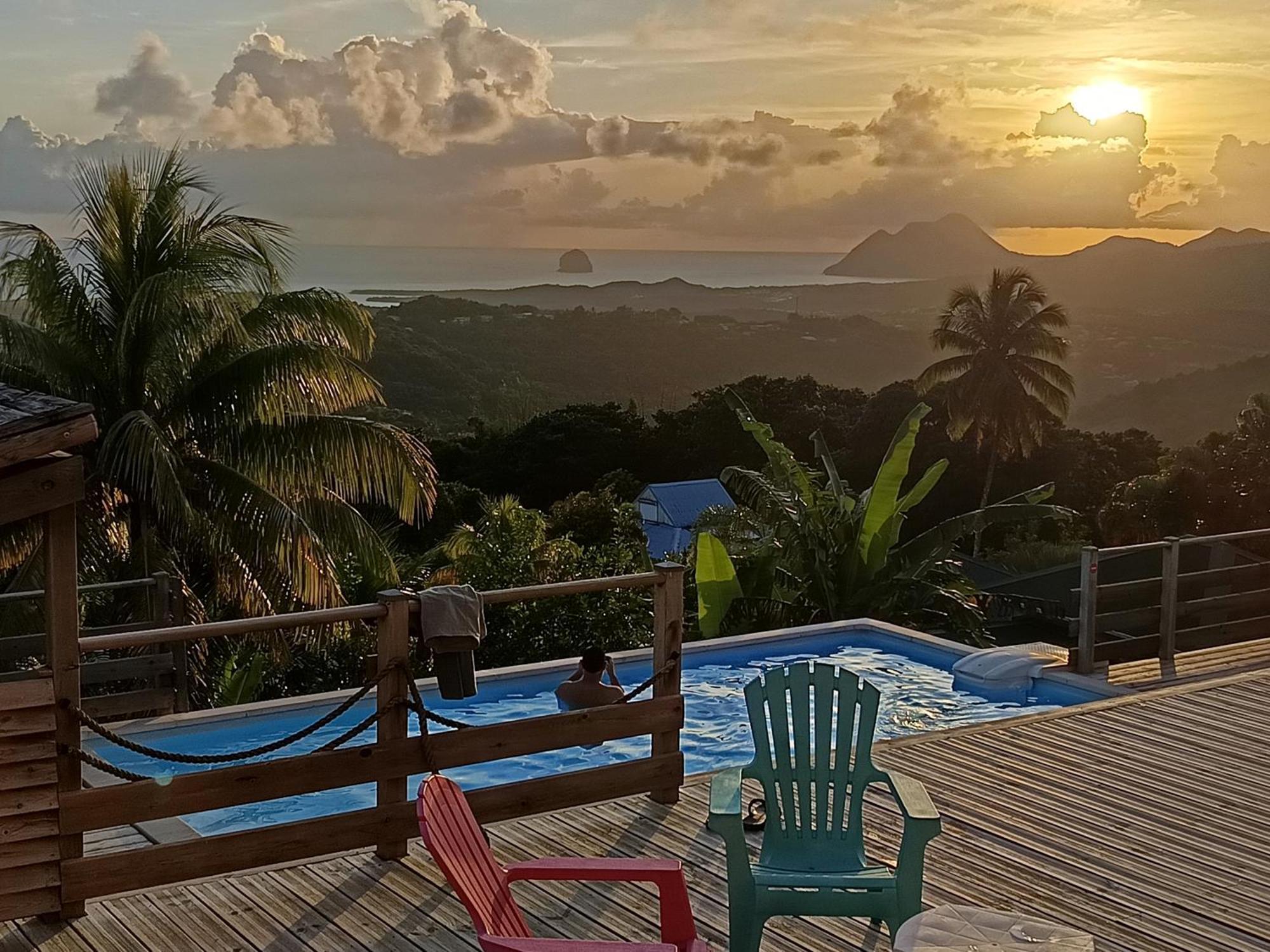 Villa Cosaroe 6-14 Pers Piscine Et Superbe Vue Mer Panoramique Riviere-Salee Zewnętrze zdjęcie